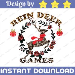 reindeer games png, leopard rudolph, merry christmas, christmas gift,sublimated printing/instant download/png printable/