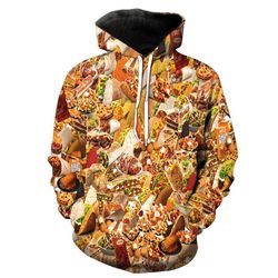 taco bell collage hoodie