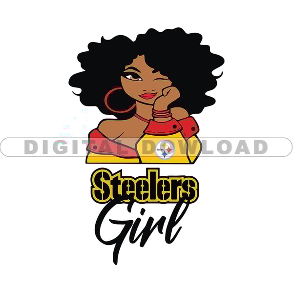 Steelers Girl Svg, Girl Svg, Football Team Svg, NFL Team Svg - Inspire ...