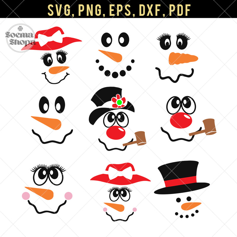 Templ Sv inspi Snowman Christmas Face SVG.jpg