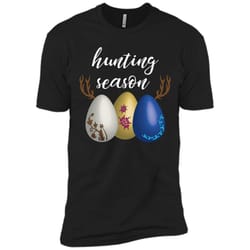 hunting season easter egg shirt next level premium short sleeve tee