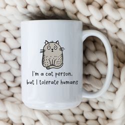 funny cat mug for cat lover coffee cup gift for her crazy cat lady funny cat mom