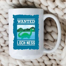 loch ness monster mug for nessie lover loch ness cryptid gift coffee cup nessie