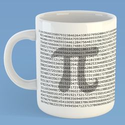 pi mug  coffee mug gift for math teachers  math geek mug  happy pi day