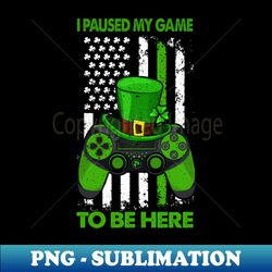 st patricks day irish flag gamer video game controller lovers - professional sublimation digital download - stunning sublimation graphics