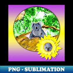 cute koala - aesthetic sublimation digital file - unleash your creativity