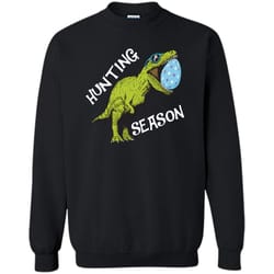 hunting season easter shirt toddler with dinosaur graphic printed crewneck pullover sweatshirt 8 oz