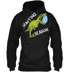 hunting season easter shirt toddler with dinosaur graphic pullover hoodie 8 oz