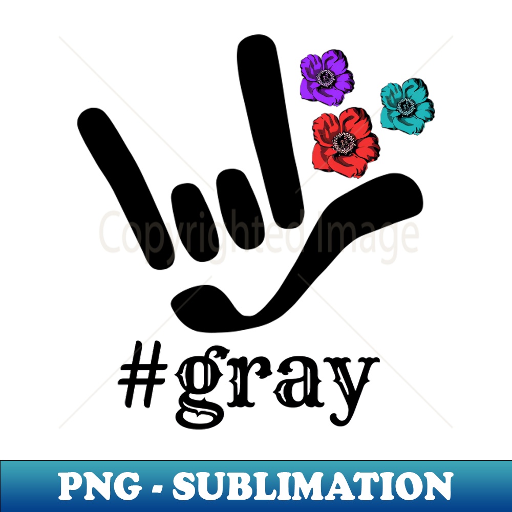BG-20231114-10178_Hashtag gray with I LOVE YOU sign plus flowers ASL Sign Language Design 9393.jpg