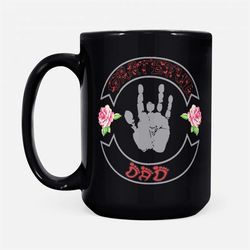 mens grateful dad vintage mug ds