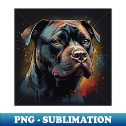staffordshire bull terrier - png transparent sublimation file - perfect for personalization