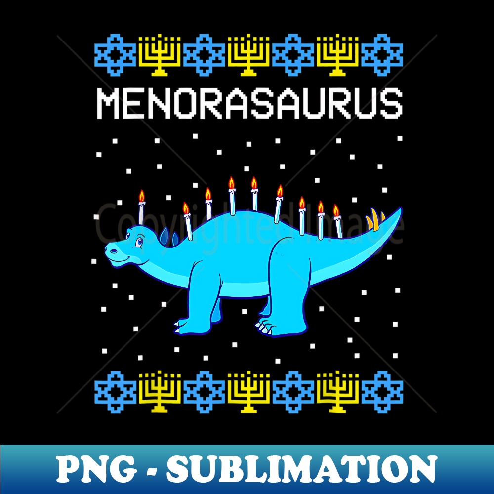BJ-20231114-9826_Hanukkah Dinosaur Menorasaurus Ugly Sweater Funny Dino Gifts Long Sleeve.jpg