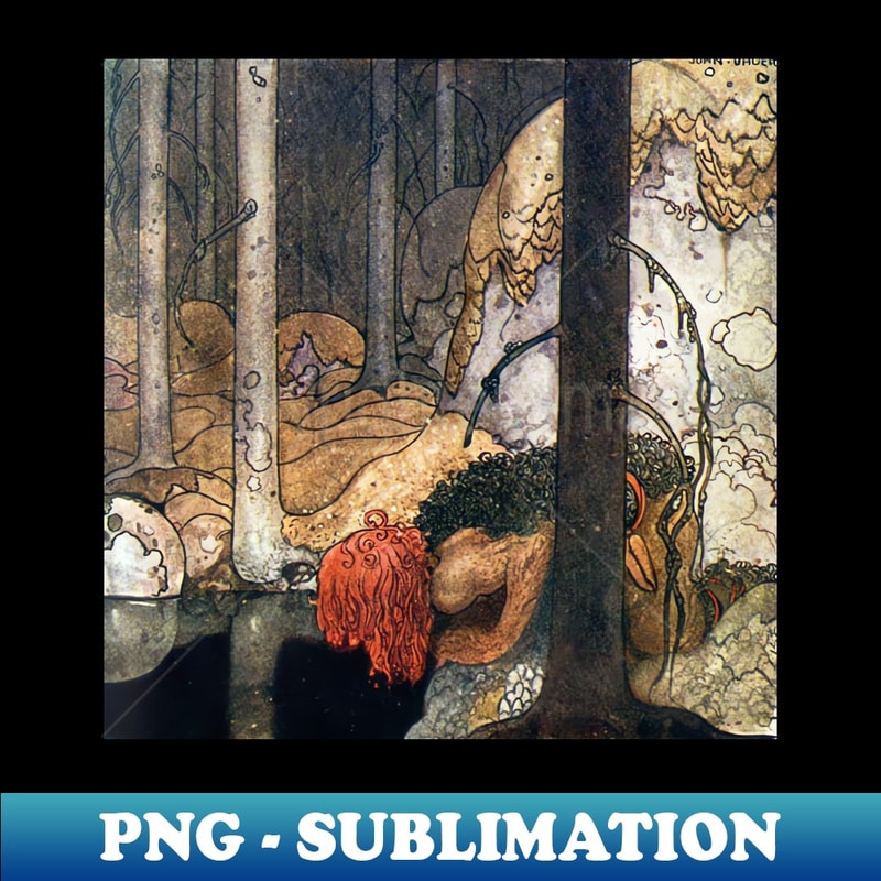 BK-20231114-10737_Humpe Drank at a Stream - John Bauer 5458.jpg