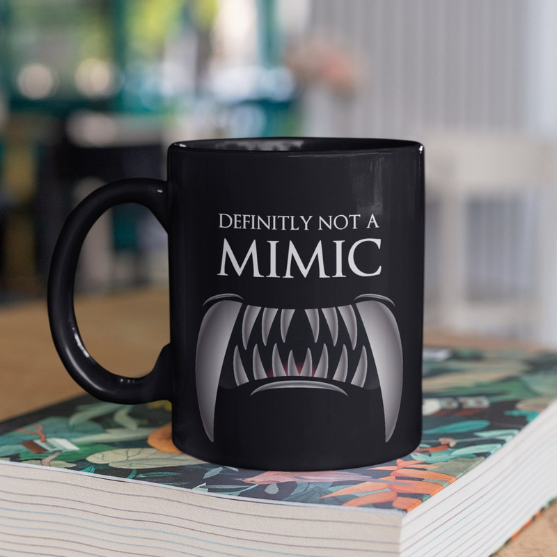 Definitely Not A Mimic DnD Mug Dungeons and Dragons Mug for Gamers Tabletop RPG Gifts for Dungeon Masters Dnd Gifts DM Coffee Mug.jpg