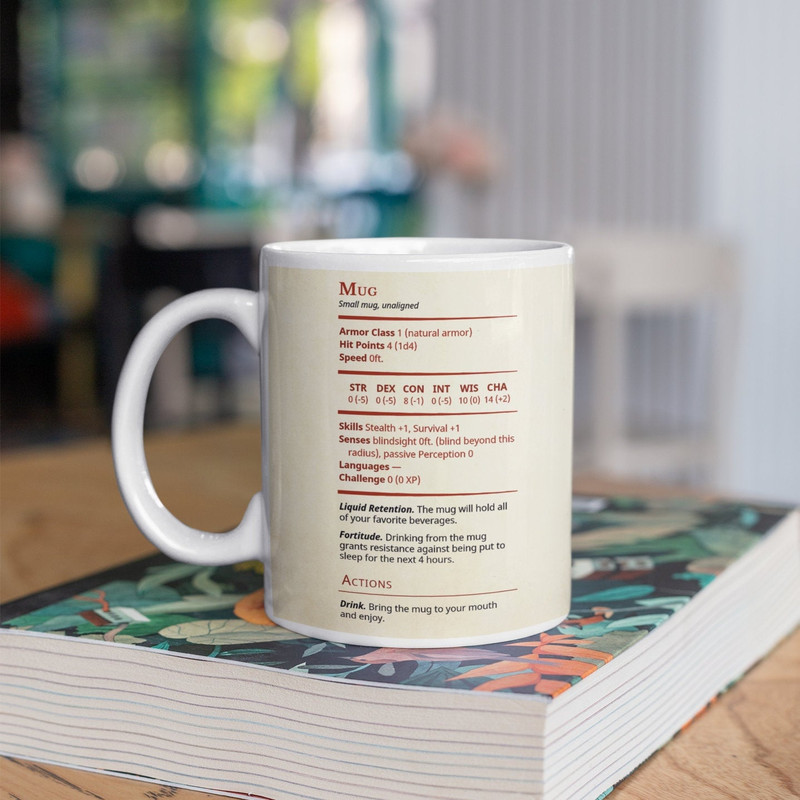 DnD Mug Stat Card Dungeons and Dragons Mug RPG Gift DM Mug Dungeon Master Gift Role Playing 5e Stat Card Mug Character Sheet Mug.jpg