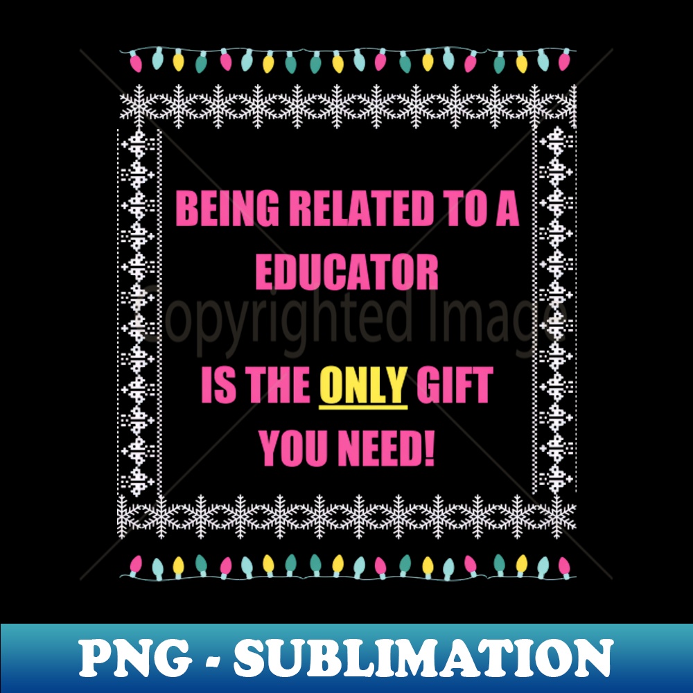 CV-20231114-2386_Being Related To Me Is The Only Gift You Need Funny Christmas T-Shirt 2945.jpg