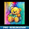 DE-20231114-4981_Colourful Watercolour Painting of the Cutest Teddy Bear 7684.jpg