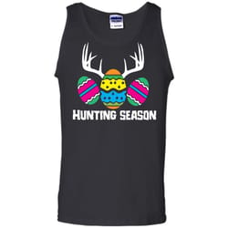 hunting season funny easter eggs deer antlers t-shirt tank top