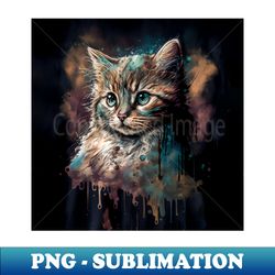 Kitty Cat - Trendy Sublimation Digital Download - Vibrant and Eye-Catching Typography