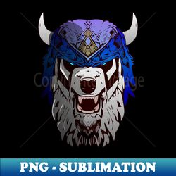 Angry Polar Bear warrior - Exclusive Sublimation Digital File - Perfect for Personalization