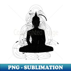 Modern Buddha Buddhist Spiritual Art 2 - Exclusive PNG Sublimation Download - Unleash Your Inner Rebellion