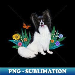 Butterfly and a Papillon - Sublimation-Ready PNG File - Bring Your Designs to Life