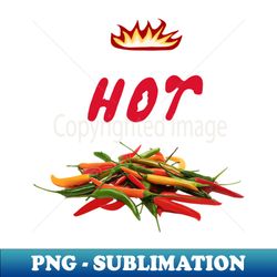 Hot red  fire pepper - Digital Sublimation Download File - Unlock Vibrant Sublimation Designs