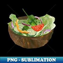 Salad - PNG Transparent Sublimation Design - Transform Your Sublimation Creations