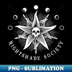 nightshade society - exclusive sublimation digital file - bold & eye-catching