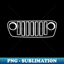 jeep grill - sublimation-ready png file - unlock vibrant sublimation designs