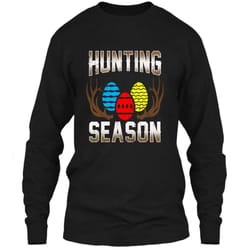 hunting season- funny easter egg hunting tshirt gift apparel ls ultra cotton tshirt