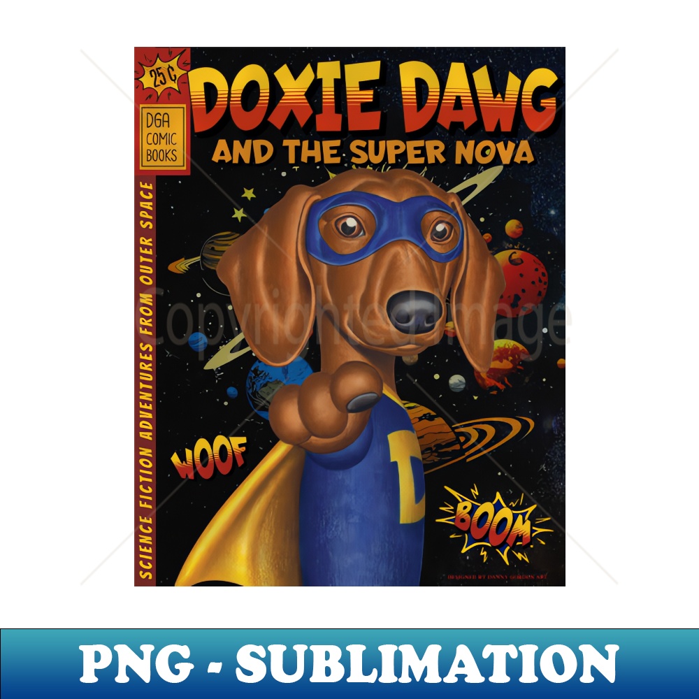 EZ-20231114-8655_Funny superhero Doxie Dawg Dachshund Dog cute doxy fur baby fighting for justice 4312.jpg