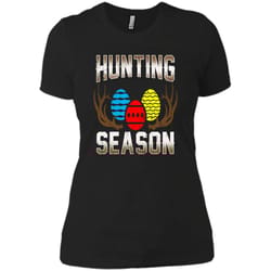 hunting season- funny easter egg hunting tshirt gift apparel next level ladies boyfriend tee