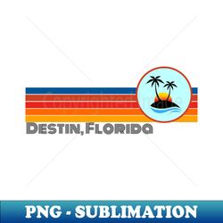 destin florida destin beach vacation vintage destin beach - png sublimation digital download - vibrant and eye-catching typography