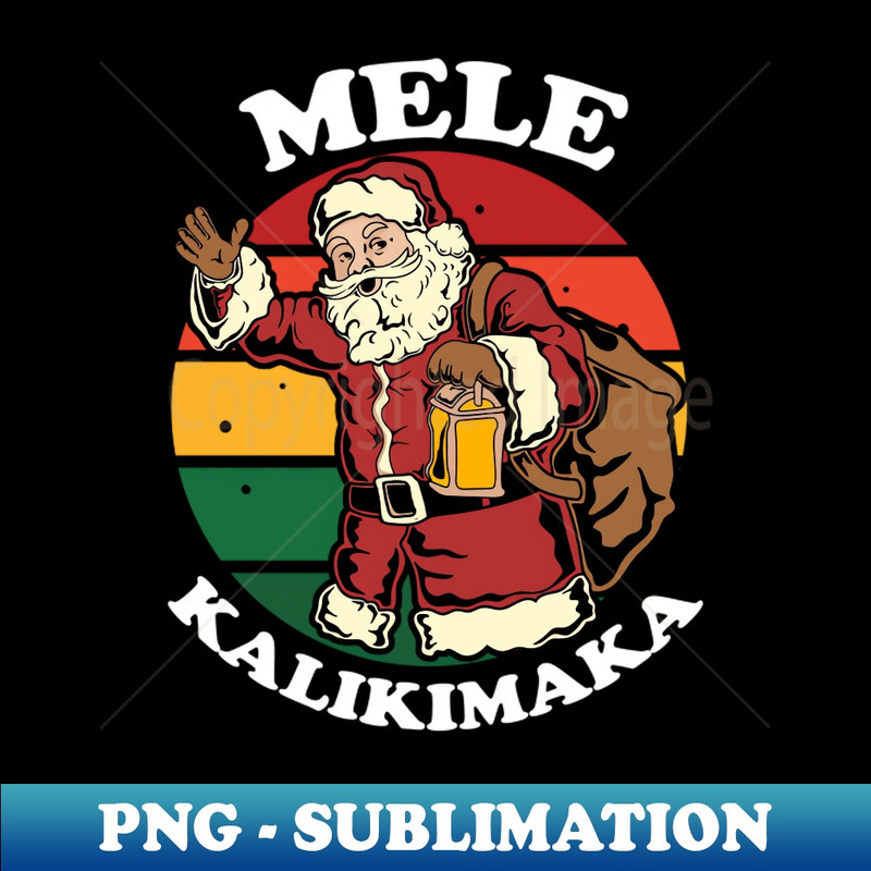 FT-20231114-17684_Retro Christmas Mele Kalikimaka Santa Shaka Hawaii 5502.jpg