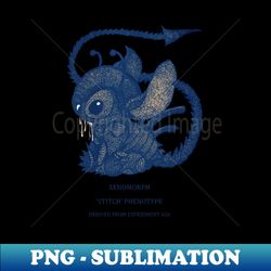 stitch xenomorph - instant sublimation digital download - unlock vibrant sublimation designs