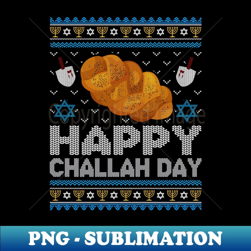 GO-20231114-9903_Happy Challah Days Happy Chanukah Ugly Hanukkah Sweater Kids Long Sleeve.jpg
