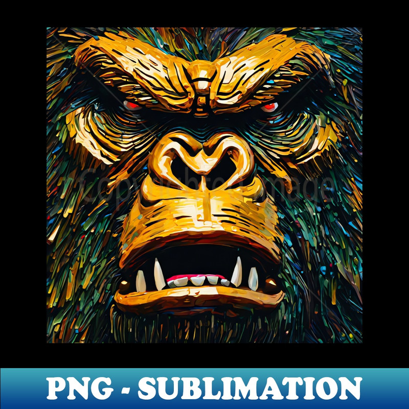 GP-20231114-9298_Gorilla King Kong Face Abstract Style 2747.jpg