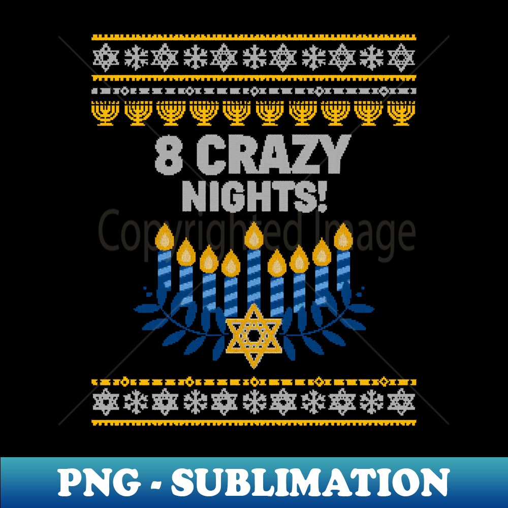 HH-20231114-442_8 Crazy Nights Menorah Ugly Hanukkah Sweater Chanukah Xmas Long Sleeve.jpg