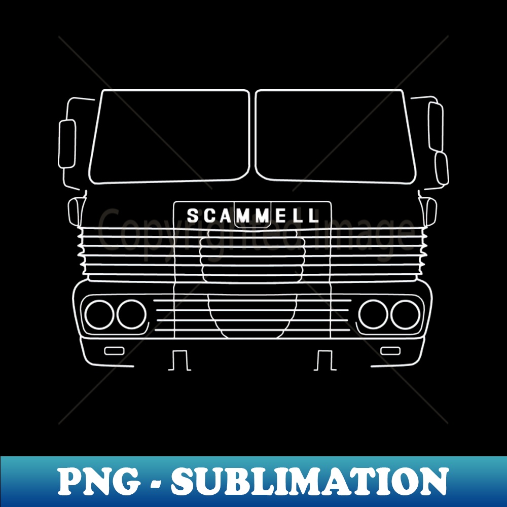 HQ-20231114-4655_Classic 1970s Scammell Routeman lorry white outline 8535.jpg
