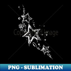 water splash stars and tribal of water drops - artistic sublimation digital file - stunning sublimation graphics