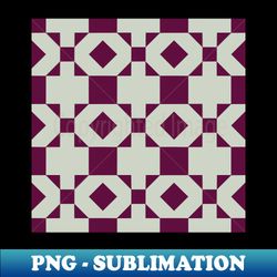 wine red and sage green oregon patchwork pattern - modern sublimation png file - perfect for personalization