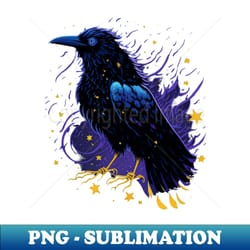cosmic crow - premium sublimation digital download - add a festive touch to every day