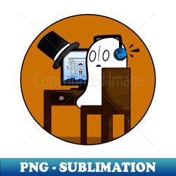 undertale napstablook - sublimation-ready png file - perfect for personalization
