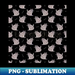 funny cat butt pattern design - signature sublimation png file - capture imagination with every detail