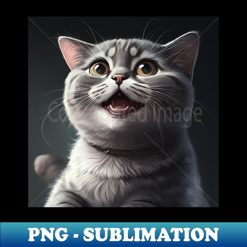 KI-20231114-17481_Realistic illustration of grey haired cat looking app with open mouth 1535.jpg