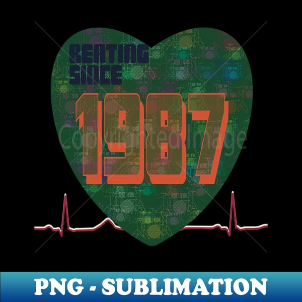 1987 - Beating Since drum overlay - PNG Transparent Sublimat | Inspire ...