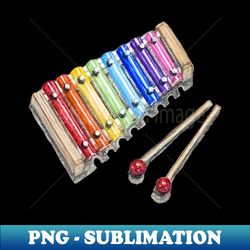 Rainbow Chime Bar - Modern Sublimation Png File - Fashionable And Fearless