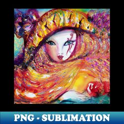 carnival mask in yellow venetian masquerade - retro png sublimation digital download - unleash your inner rebellion