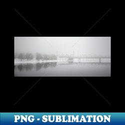 River in Winter - Exclusive PNG Sublimation Download - Stunning Sublimation Graphics